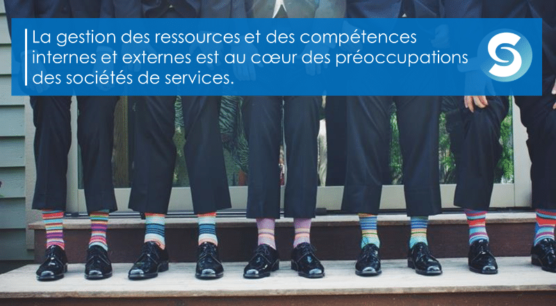 La gestion des ressources et des compétences internes et externes est au coeur des préoccupations des sociétés de services