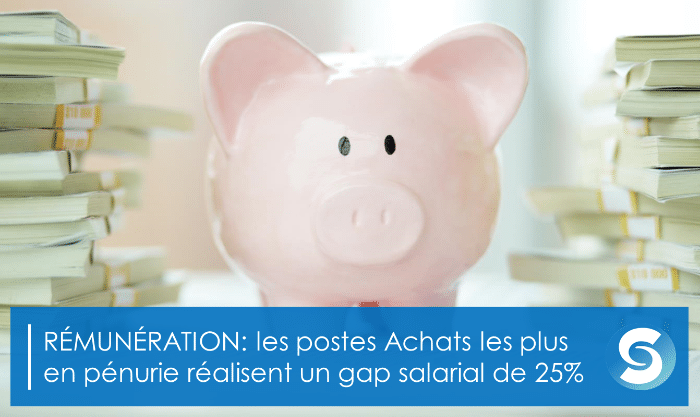 Les postes Achats les plus en pénurie réalisent un gap salarial de 25%